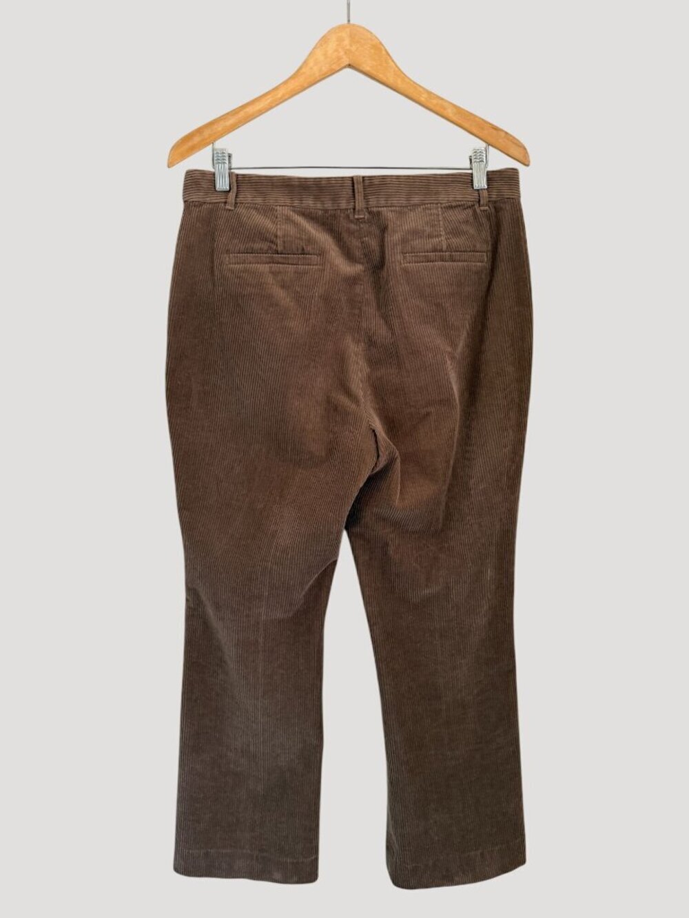 Brooks Brothers Brown Corduroy Pants Womens Size 10 Straight Leg Cotton Blend - Picture 4 of 8